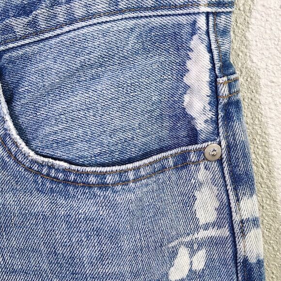 Madewell The Dad Jeans Blue Size 24 Distressed Heritage Denim - Picture 9 of 14